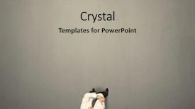  Presentation with contemplating - Presentation featuring trajectory career - young businessman contemplating a decision background and a  colored foreground