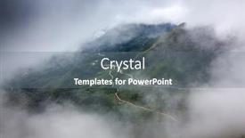  Presentation with tram - Beautiful presentation theme featuring lao cai province northwest vietnam backdrop and a gray colored foreground