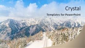  Presentation with japan tech - Amazing presentation theme having tramwa - shinhotaka ropeway takayama gifu japan backdrop and a  colored foreground