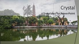  Presentation with vietnam hanoi - Cool new slides with tran quoc temple in hanoi backdrop and a  colored foreground