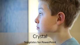  Presentation with television watching - Cool new presentation theme with trance - boy watching television with noise backdrop and a coral colored foreground