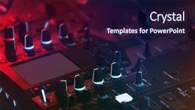  Presentation with professional - Slide set enhanced with trance - close up view of professional background and a wine colored foreground