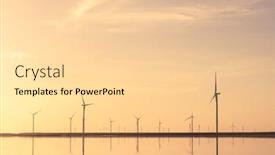  Presentation with tranquil - Audience pleasing presentation consisting of tranquil-minimalist-landscape-with-rows backdrop and a blonde colored foreground