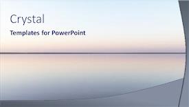  Presentation with tranquil - Colorful presentation theme enhanced with tranquil-minimalist-landscape-with-smooth backdrop and a sky blue colored foreground