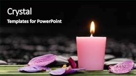  Presentation with tranquil spa - Colorful PPT layouts enhanced with tranquil-spa-scene-orchid-petals backdrop and a black colored foreground