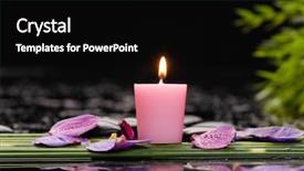  Presentation with tranquil spa - Presentation enhanced with tranquil-spa-scene-orchid-petals background and a black colored foreground