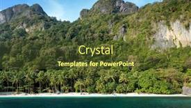  Presentation with philippines - Presentation theme enhanced with tranquil-tropical-beach-in-el background and a tawny brown colored foreground