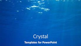  Presentation with tranquil - Colorful presentation theme enhanced with tranquil-underwater-scene-with-copy backdrop and a dark gray colored foreground