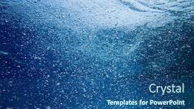  Presentation with tranquil - Slide set having tranquil-underwater-scene-with-copy background and a ocean colored foreground