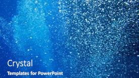  Presentation with tranquil - Presentation theme featuring tranquil-underwater-scene-with-copy background and a teal colored foreground