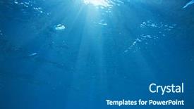  Presentation with tranquil - Presentation consisting of tranquil underwater scene with copy background and a gray colored foreground