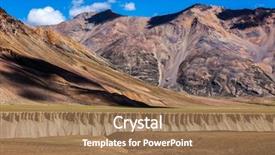  Presentation with himachal pradesh - Theme having trans-himalayan manali leh highway background and a coral colored foreground