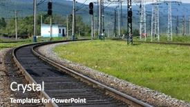  Presentation with siberia - Beautiful presentation theme featuring  backdrop and a  colored foreground