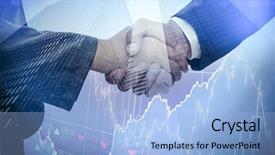  Presentation with stop violence against women - Slides enhanced with transaction - stocks and shares against composite background and a light blue colored foreground