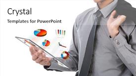  Presentation with transparent screen - Colorful slide set enhanced with avalia - nice aerial view on beatiful backdrop and a sky blue colored foreground.