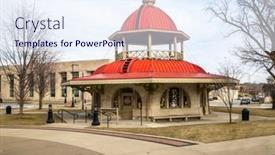  Presentation with transfer - Theme having transfer-house-built-in-1896 background and a sky blue colored foreground