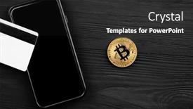  Presentation with transfer - Slide deck with transfer-of-the-dollar background and a dark gray colored foreground