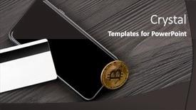  Presentation with transfer - PPT theme with transfer-of-the-dollar background and a dark gray colored foreground