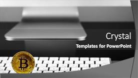  Presentation with transfer - PPT theme consisting of transfer-of-the-dollar background and a dark gray colored foreground