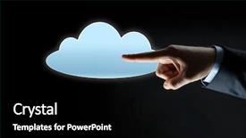  Presentation with black technology - Colorful PPT theme enhanced with transfer projects - business people computing and technology backdrop and a black colored foreground