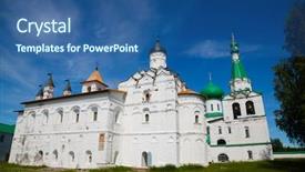  Presentation with complex - Amazing PPT theme having trinity complex holy trinity alexander backdrop and a ocean colored foreground