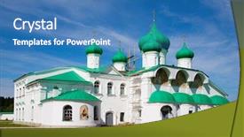  Presentation with complex - Beautiful slides featuring transfiguration complex holy trinity alexander backdrop and a teal colored foreground