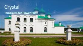  Presentation with complex - PPT layouts featuring transfiguration complex holy trinity alexander background and a ocean colored foreground