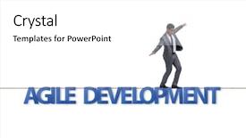  Presentation with transformation - Amazing slide deck having transformational - agile transformation concept with businessman backdrop and a white colored foreground