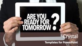  Presentation with ready - PPT layouts having transformational leadership - are you ready for tomorrow background and a tawny brown colored foreground