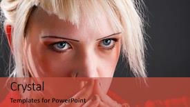  Presentation with japan girl - Slide deck with transgression - portrait of a beautiful transgressive background and a  colored foreground