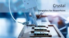  Presentation with transistor - Amazing slide deck having transistor - soldering iron tips of automated backdrop and a light blue colored foreground