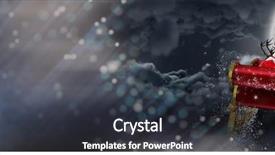  Presentation with santa sleigh - Cool new PPT layouts with transition of santa's sleigh backdrop and a dark gray colored foreground