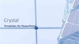  Presentation with solar panel - Presentation theme with translucent-solar-panels-for-use background and a sky blue colored foreground