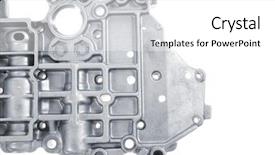  Presentation with control valve - Slide deck enhanced with transmission control center variator gearbox background and a white colored foreground