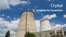 Presentation with power transmission - PPT layouts featuring transmission nuclear - power plant kiev ukraine background and a  colored foreground