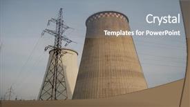  Presentation with power plant - Beautiful PPT layouts featuring transmission nuclear - power plant kiev ukraine backdrop and a  colored foreground