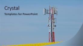  Presentation with telecom tower - Audience pleasing theme consisting of medicine concept painted multicolor text medicare on school board background school board backdrop and a dark gray colored foreground