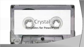  Presentation with tape audio - Beautiful PPT layouts featuring transparent-audio-cassette-tape-isolated backdrop and a white colored foreground