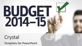  Presentation with budget - Amazing slides having transparent board with text budget backdrop and a white colored foreground