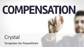  Presentation with compensation - Amazing presentation having transparent board with text compensation backdrop and a white colored foreground