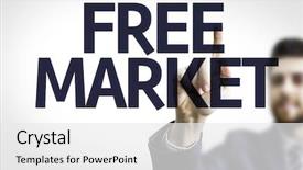  Presentation with free trade - Slide deck featuring transparent board with text free background and a white colored foreground