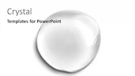  Presentation with serum - Slide set with transparent-clear-drop-isolated background and a white colored foreground