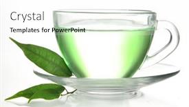  Presentation with green tea - 