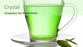  Presentation with green tea - 