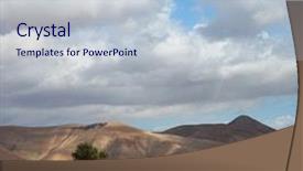  Presentation with israel - Audience pleasing theme consisting of transparent day in judean desert backdrop and a  colored foreground