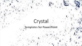  Presentation with water splash - Beautiful PPT theme featuring  backdrop and a  colored foreground.