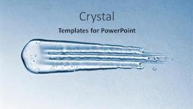  Presentation with sample - PPT layouts having transparent-gel-with-bubbles-close background and a light blue colored foreground