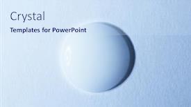  Presentation with cream - Amazing PPT theme having transparent-gel-with-bubbles-close backdrop and a sky blue colored foreground