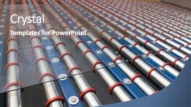  Presentation with processing - Slide deck with transparent image processing - heavy sheet glass background and a violet colored foreground