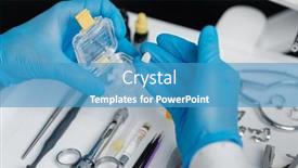  Presentation with dental veneers - PPT layouts featuring transparent-transportation-box-with-veneers background and a teal colored foreground